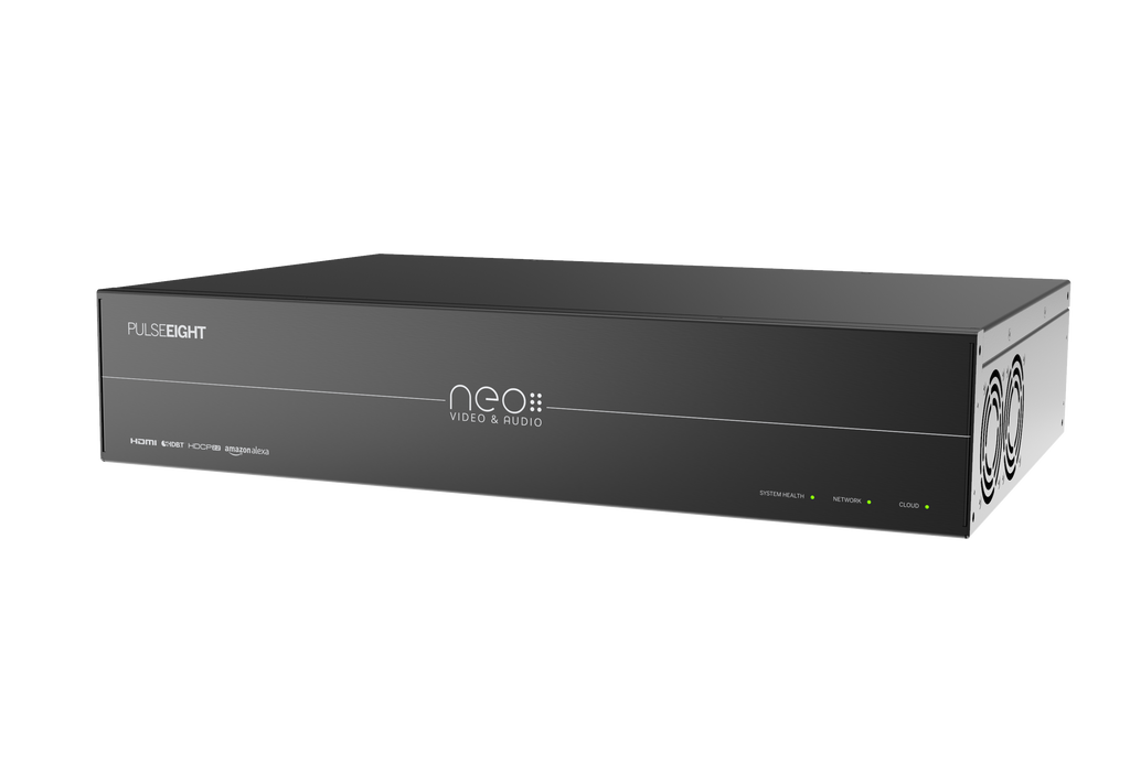 Pulse Eight neo:6a 6x8 UHD Video Matrix over IP with 6 x POH receivers