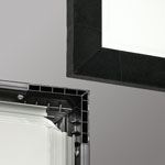 Draper 252087SC, 92" 16:9 Clarion with Vel-Tex Black, Fixed Frame, XT800V Tensioned, Acoustic, NanoPerf Screen - Yorkshire AV LTD