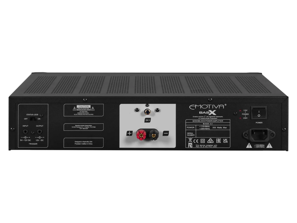 Emotiva BasX A1 Monoblock Power Amplifier
