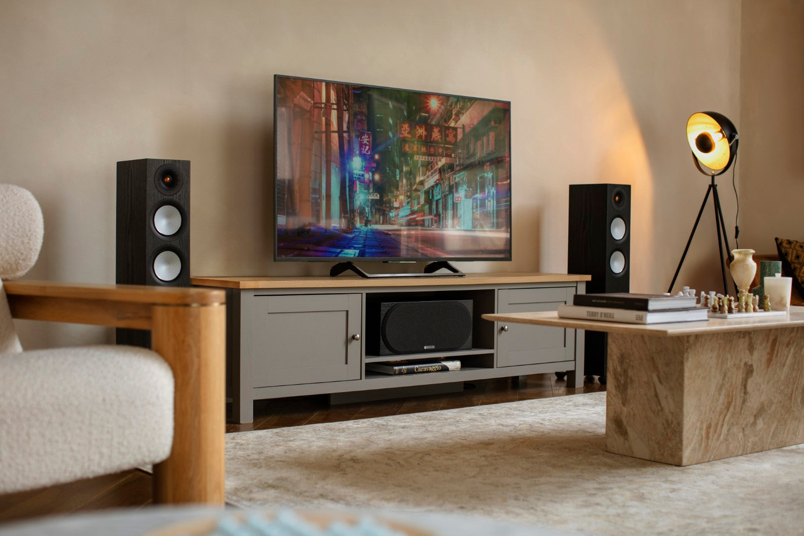 Monitor Audio Silver 200 7G Cinema 5.1 Package with Antrha Sub - High Gloss Black
