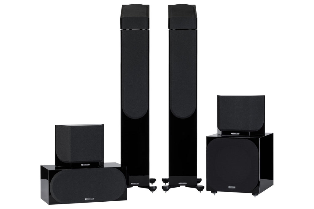 Monitor Audio Silver 300 7G Dolby Atmos 7.1.2 Package - High Gloss Black