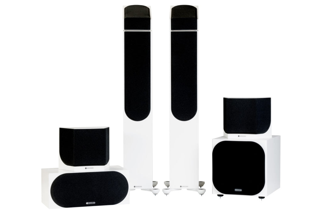 Monitor Audio Silver 300 7G Dolby Atmos 7.1.2 Package - Satin White