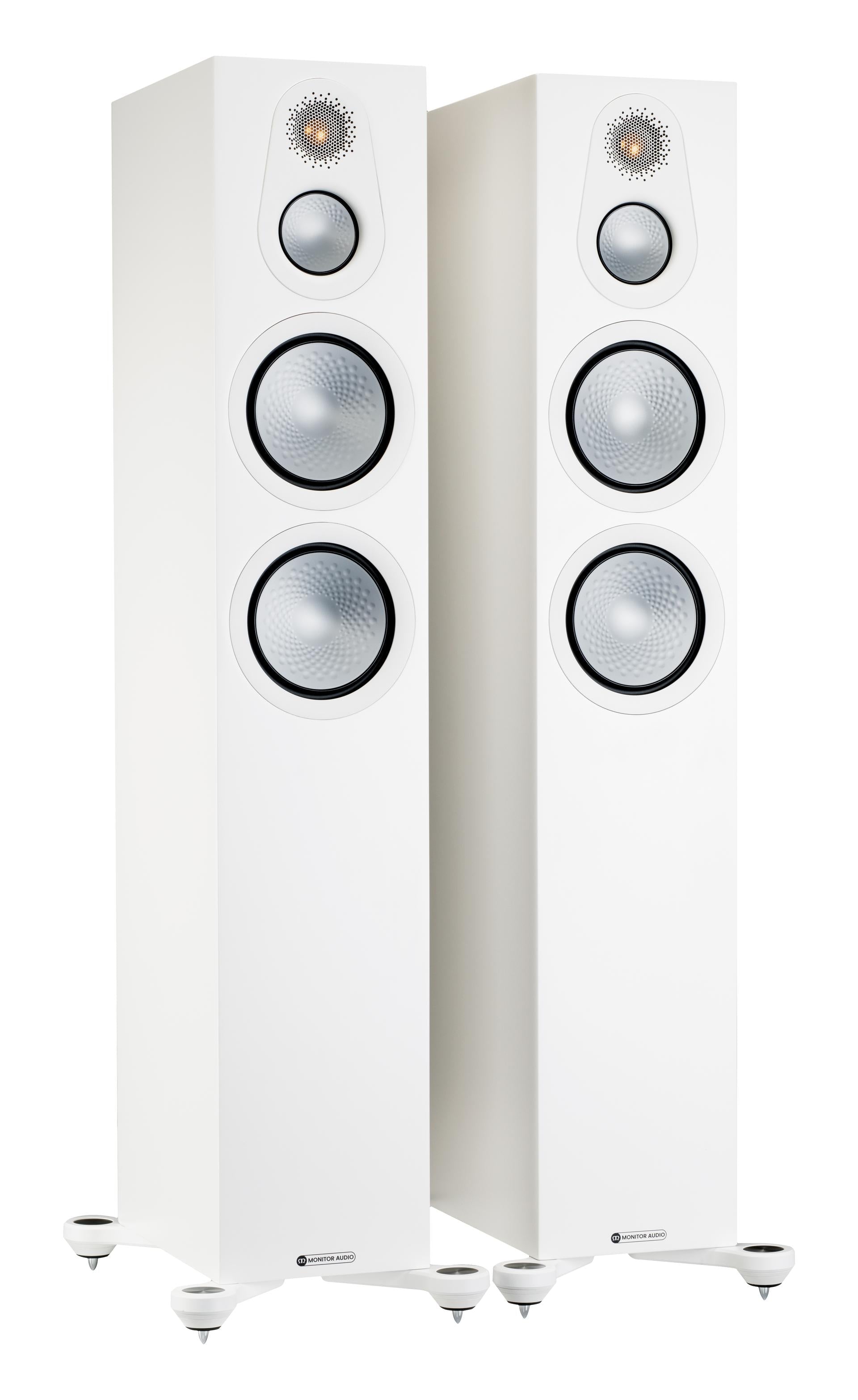 Monitor Audio Silver 300 7G Satin White Floorstanding Speakers