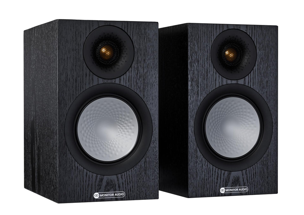 Monitor Audio Silver 50 7G Black Oak Bookshelf Speakers