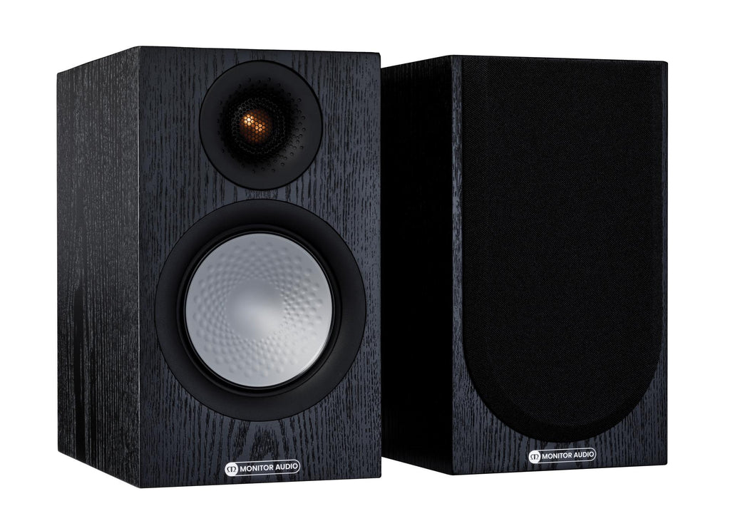 Monitor Audio Silver 50 7G Black Oak Bookshelf Speakers