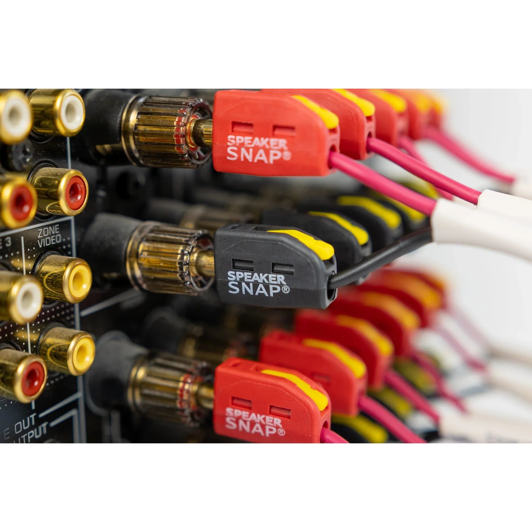 Speaker Snap Banana Plugs - 2 Pairs