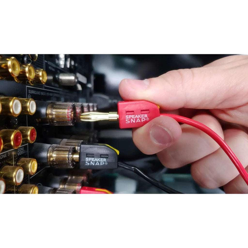 Speaker Snap Banana Plugs - 6 Pairs