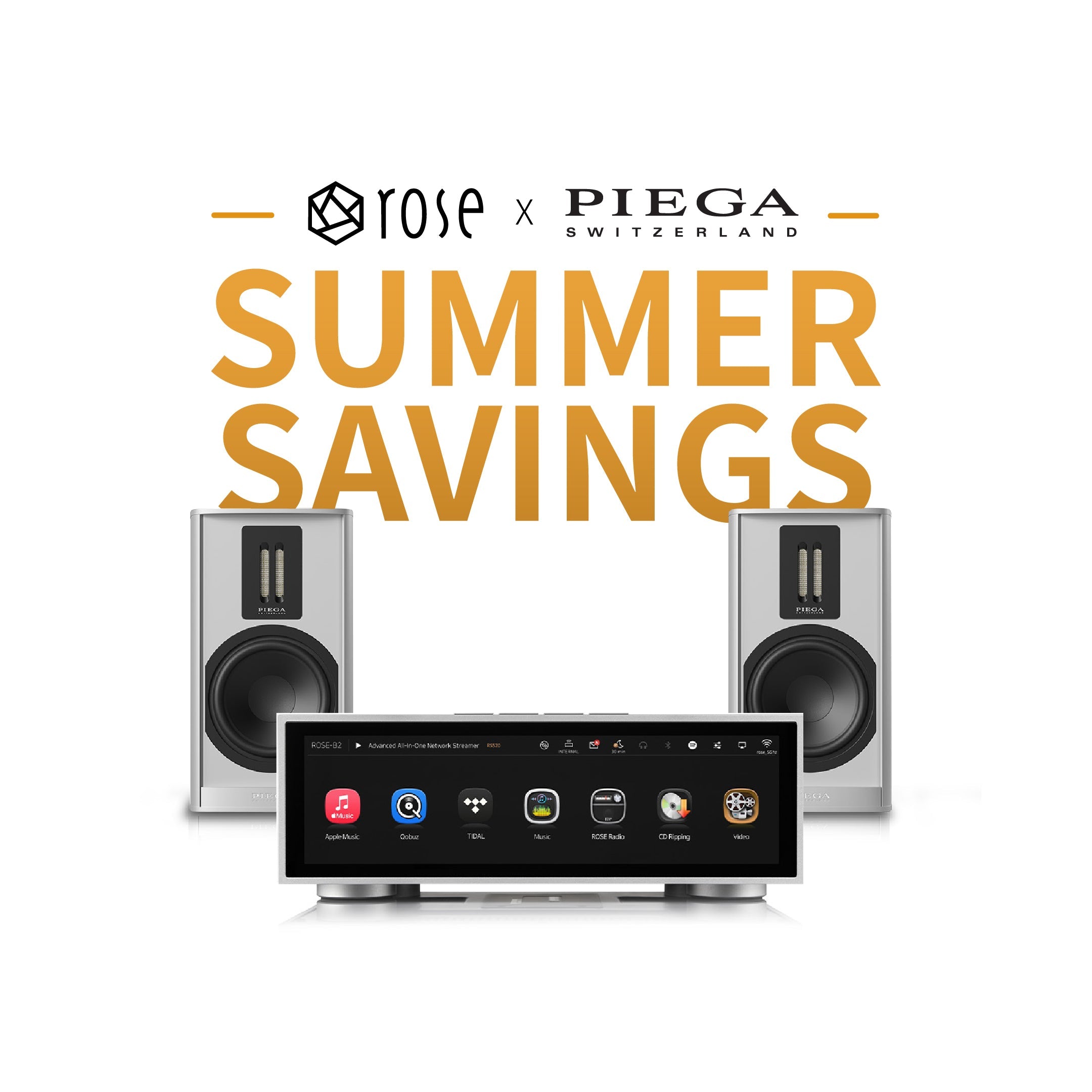 Piega Premium 301 and HiFi Rose RS520 bundle